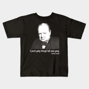 Winston Churchill Kids T-Shirt